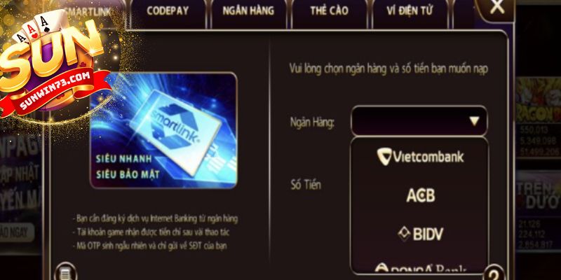 Tổng quan về nạp tiền Sunwin